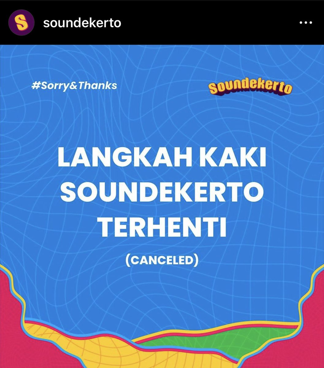 kecapasinabc's tweet photo. KETIPU KONSER MUSIK SOUNDEKERTO

a thread https://t.co/Ri6yxAyffV