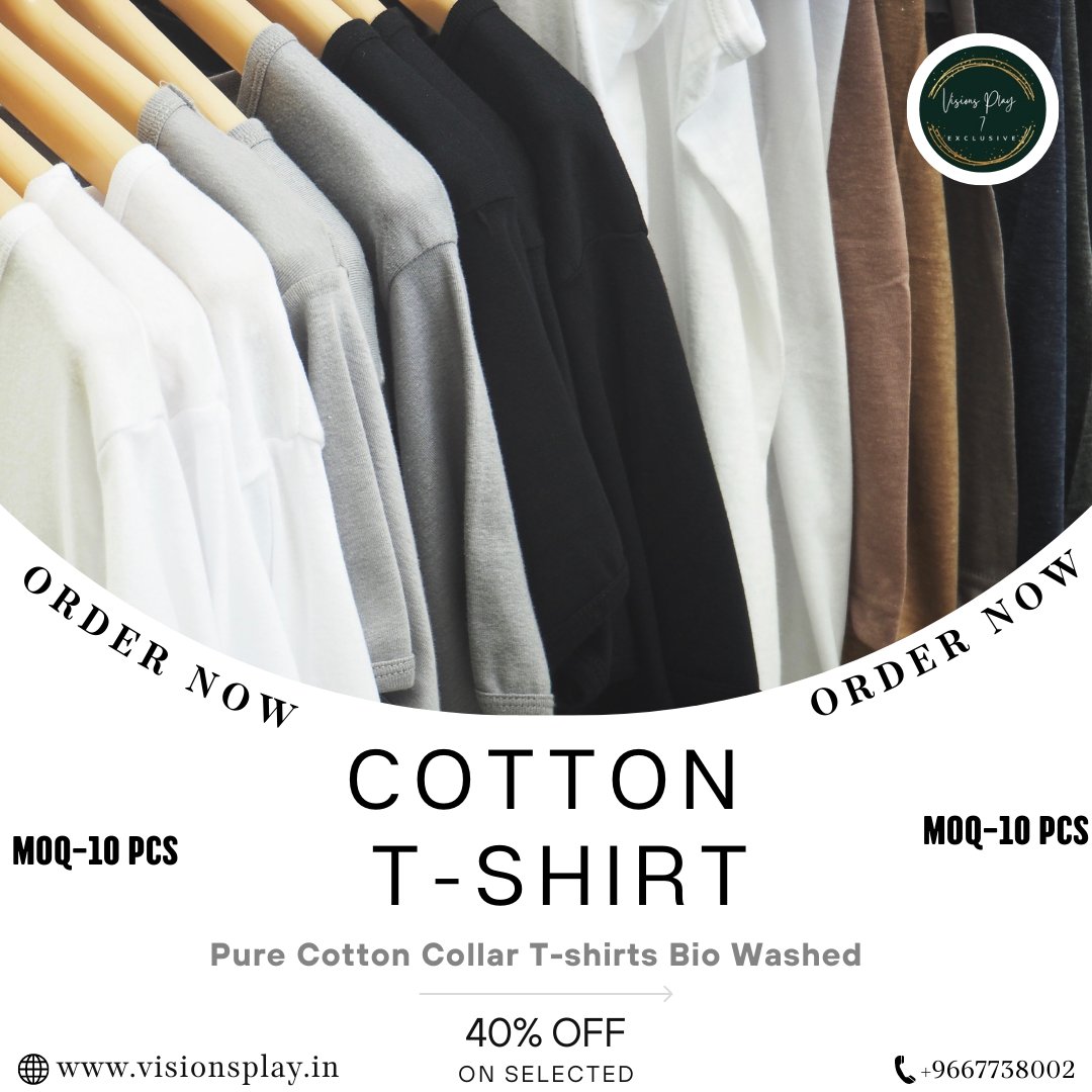 VisionsplayM's tweet image. 👉Customized Cotton T-shirts👕
.
✅ Customized Your Favorite's Cotton T-shirt
.
For Order related queries,
☎️ 9667738002
🌐 visionsplay.in
:
#cottontshirt #customizedtshirt
#tshirtdesign #tshirtprinting #visionsplay
#Titanic #tshirtprintingnearme #screenprintingnearme