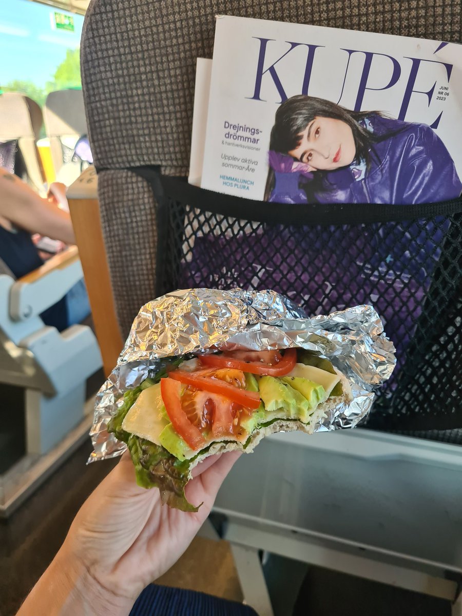 alexandrra's tweet image. När man äntligen lärt sig att #SJab fortfarande inte, år 2023, har en bistrovagn sthlm-gbg... #ilandsproblem (men kom igen)