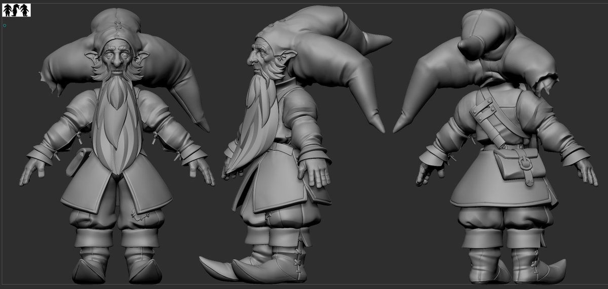 highpoly almost done, some cleanup then on to retopo the entire thing (i enjoy retopo)