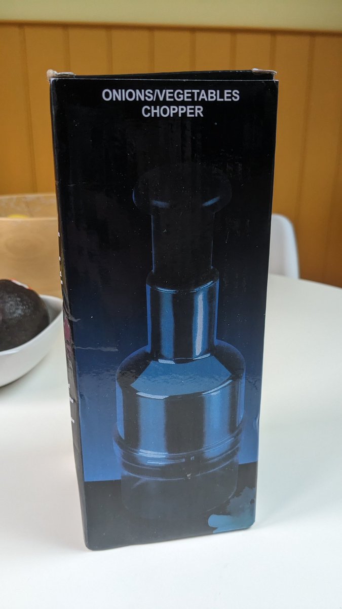 In other news, Lucifer's Slap Chop arrived and fucking hell.