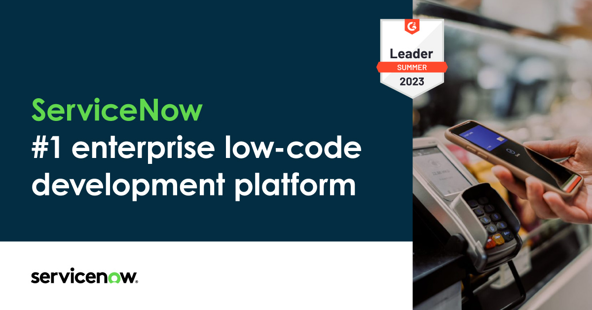 ServiceNow’s App Engine is the #1 Enterprise #LowCode Development Platform according to G2. Check out the 300+ reviews written by users of App Engine: spr.ly/6013OCoK7.