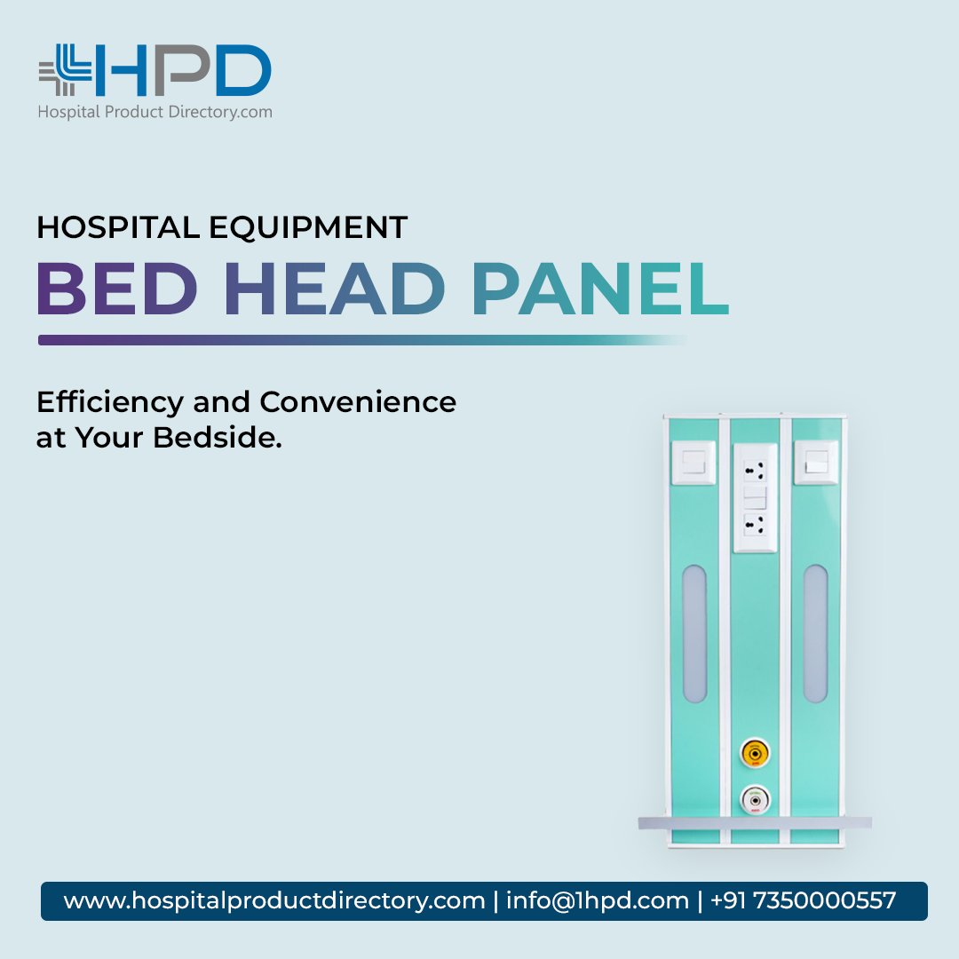 hosproducthub's tweet image. The bed head panel serves as a centralized control system, integrating various functions in one convenient location.
Visit Hospital Product Directory For Bedhead Panel Manufacturers &amp;amp; Suppliers :- bit.ly/3oZLWbZ

#BedheadPanel
#HospitalEquipment
#HospitalProductDirectory