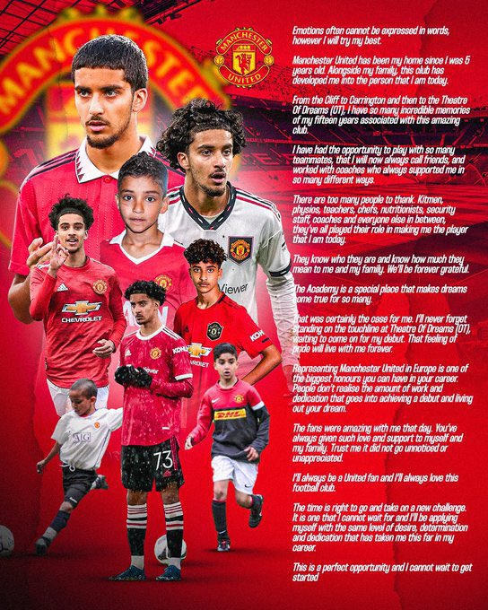 🚨 رسميًا:

العراقي زيدان اقبال يغادر مانشستر يونايتد.

سينتقل إلى اوتريخت الهولندي مقابل مليون باوند في صفقة انتقال وليس اعارة ✅🇮🇶