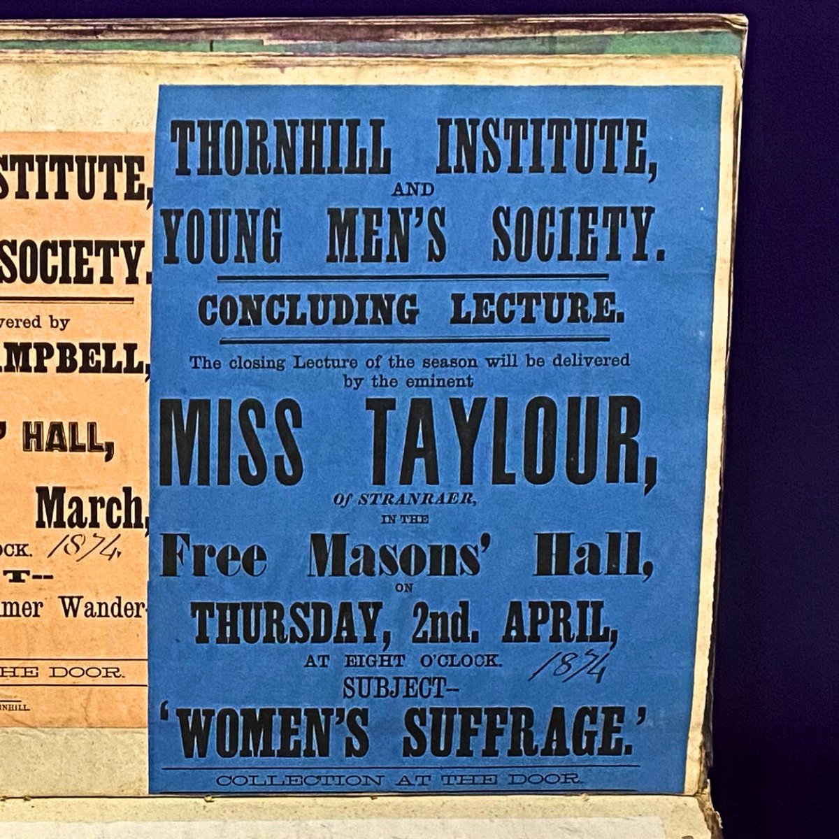 📣Today we're celebrating Suffrage Lecturer Jane Taylor – baptised in #Stranraer #DumfriesandGalloway  #OTD in 1827

Born to a wealthy family Jane was the eldest of 11 children & helped raise her siblings after the early death of her mother. 
1/ #scottishhistory #womeninscotland