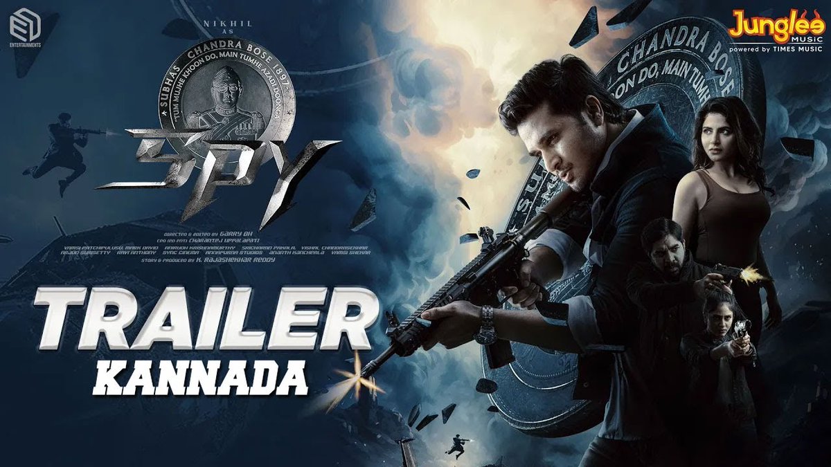 #SPYTrailer in Kannada Out Now!

▶youtu.be/YJW9lWGFb_M

#Spy Releasing on June 29