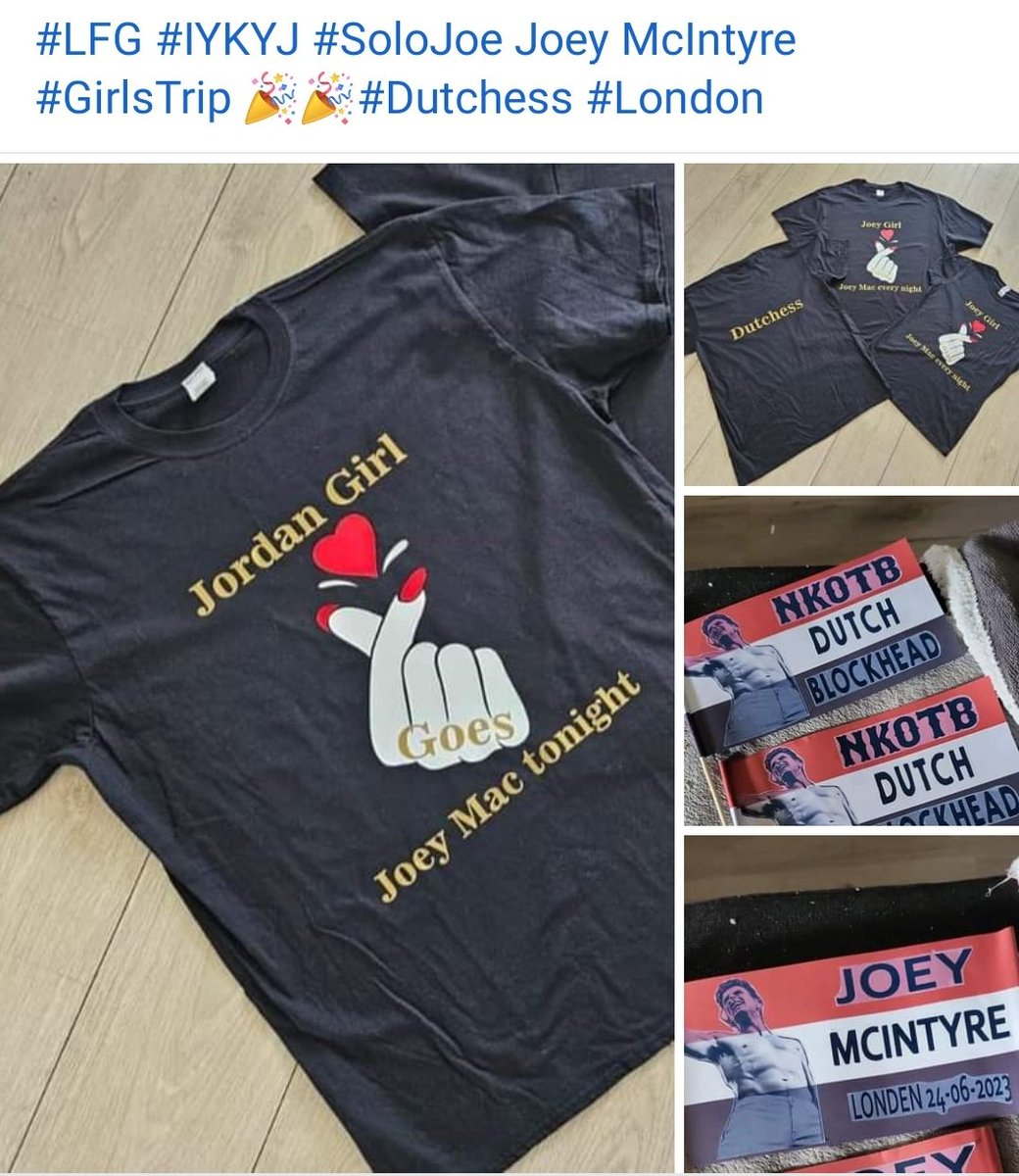 DutchBlockhead's tweet image. Getting ready for a amazing weekend @joeymcintyre in London 🎉