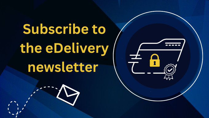 The fourth edition of the <a href="/eDeliveryBB/">eDelivery</a> newsletter will be released soon 🌎
The good news is… you still have time to sign up and receive it in your mailbox 📭
Subscribe here ▶️  ec.europa.eu/eusurvey/runne…