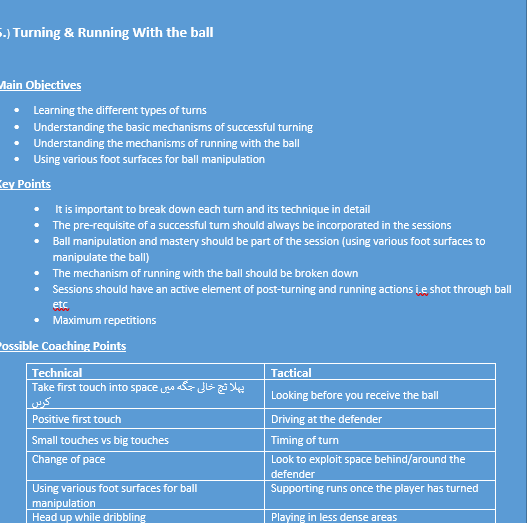 As part of my continuous efforts to improve ⚽️standards in 🇵🇰 i have created a syllabus outline for all players aged 9 to 13. The below pics are just a preview and the original doc contains more topics and session plan examples
Pls feel free to download.
drive.google.com/drive/folders/…