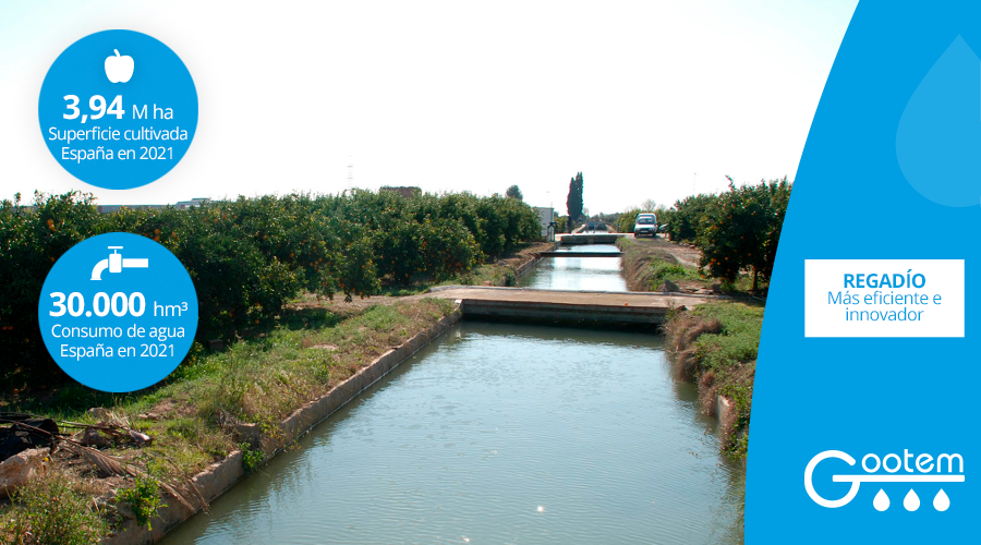 El sector🌱agrario en general y el 💦 regadío en particular, no son ajenos a los impactos del🌍cambio climático. Hay que trabajar por un regadío más eficiente y dotar al sector de⚒️ herramientas que garanticen la seguridad hídrica en un contexto de sequías cada vez más frecuentes