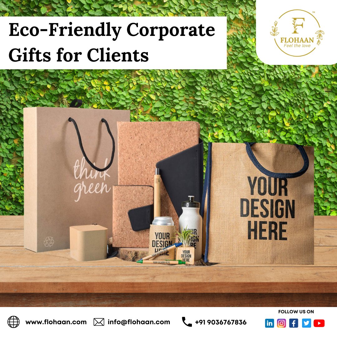 🌿 Embrace sustainability with our eco-friendly corporate gifts for clients! 🎁 Show your commitment to the planet while leaving a lasting impression.

#Flohaan #FlohaanGifts #FlohaanCorporateGift #EcoFriendlyCorporateGifts #SustainableGifting #GreenGifts #ConsciousGifting