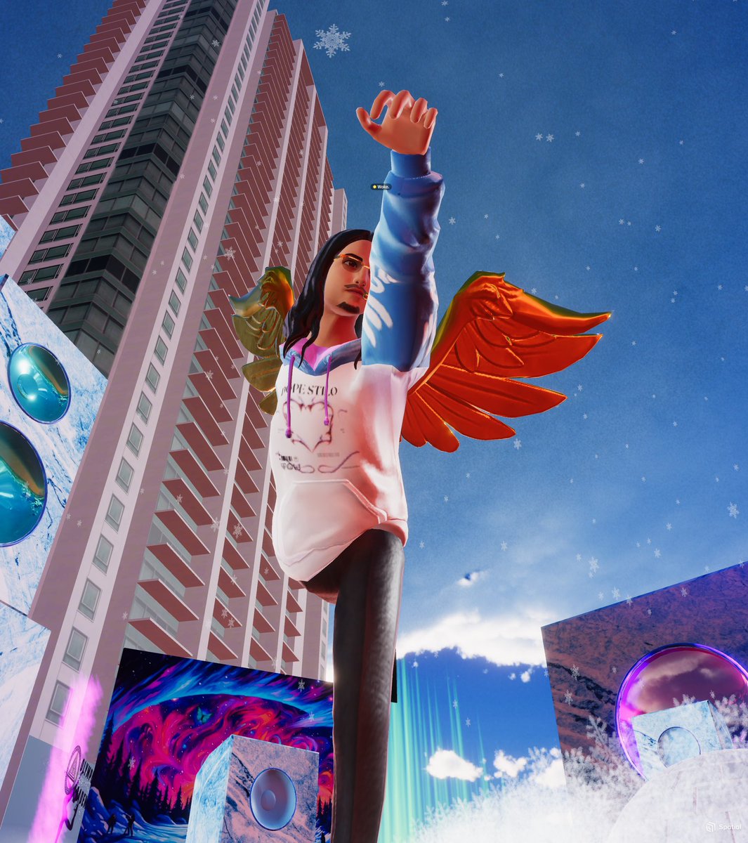 CyberConnectApp's tweet image. EPIC! 🎉 Reliving the incredible footage fills me with joy. #ShotinSpatial, #ReadyPlayerMe, #DopeStilo, and #OlympusAcademy. Huge shoutout to our talented collaborators:
🛠️: @looty_spatial
🎥: @j_hanl / @relm3_

A special thanks to @staywoke_h / @josh_garrett_kc / @Shmerz86 💪✨