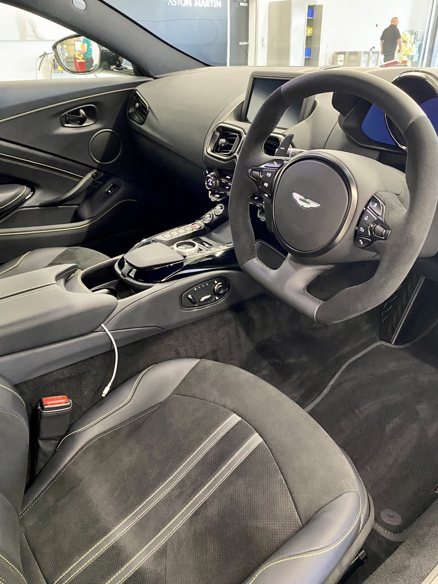 A new Aston Martin Vantage in Iridescent Emerald completed for Aston Martin Bristol, including <a href="/GtechniqUK/">Gtechniq UK</a> Platinum dealer coatings. #summitdetailing #detailing #newcar #gtechniq #astonmartin