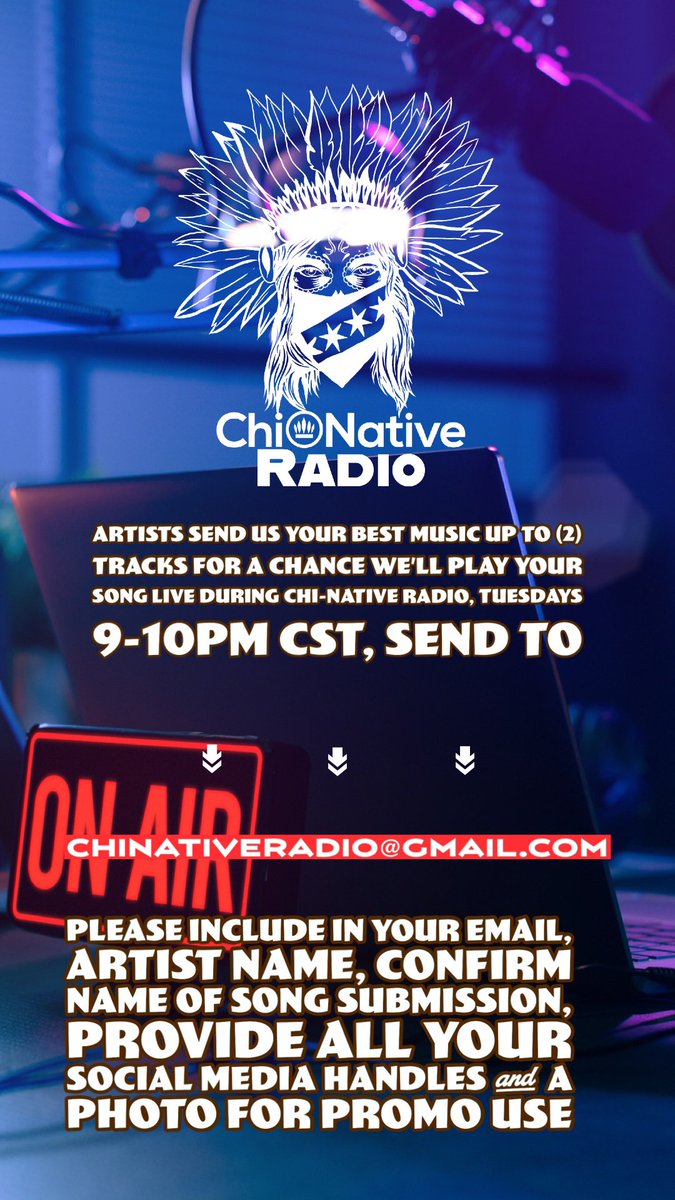 throwemC's tweet image. #artists #emcees #rnb #country #allgenres #newmusic #indieartist #sendmusic to ChiNativeRadio@gmail.com for a chance we’ll play your song Tuesday on Ch i-NativeRadio!
