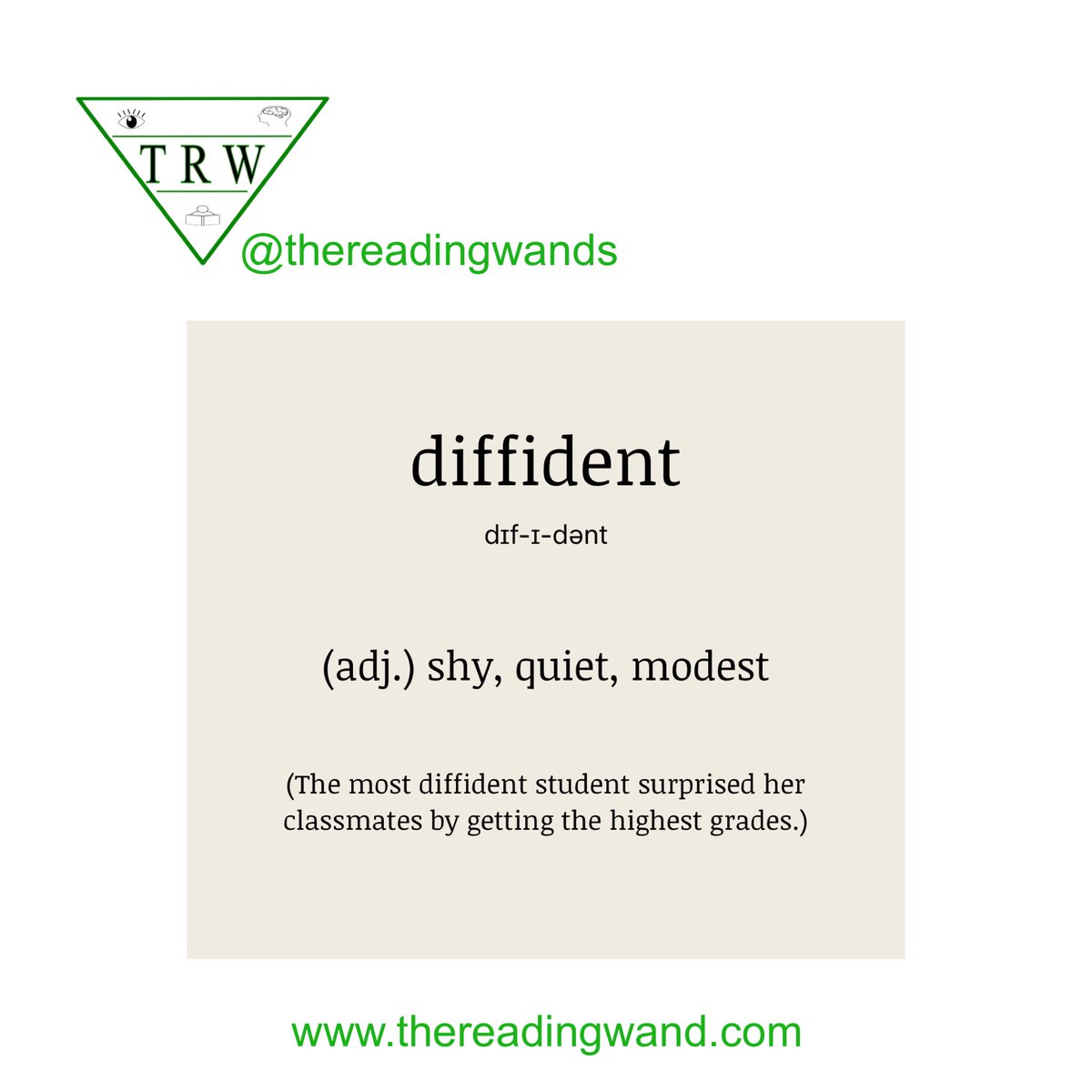 Word of the day. Make a note of the word & have fun putting it into sentences today. 
Fulfil your potential,
#newword #newwordseveryday #newwordsdaily #newwords #wordsoftheday #wordswag #thereadingwand