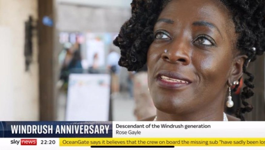 BHRUT Celebrating the 75th anniversary of Windrush and diversity of the NHS workforce. 

Our Colleague@RoseGayle6, a Race Ethnicity And Cultural Heritage (REACH)Staff Networks member was interviewed by Sky News. We are #BetterTogether  !!