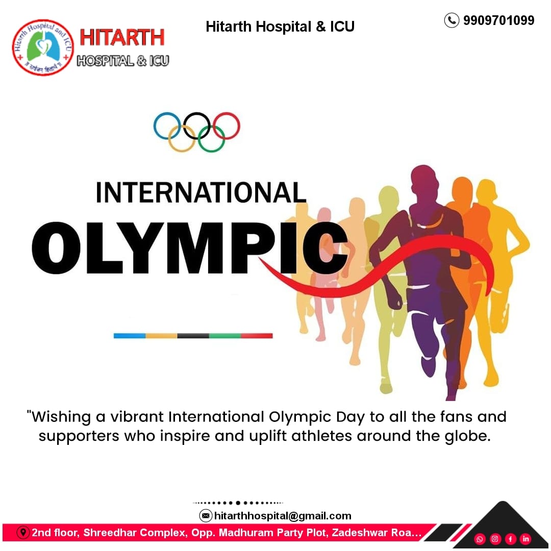 HitarthIcu's tweet photo. "International Olympic Day celebrates the power of sport and unity worldwide, inspiring athletes and fans to embrace the Olympic values of excellence, friendship, and respect."
#hospital #healthcare #health #doctor #nurse #medical #wellness #patientcare #medicine #healthy https://t.co/ghEZmqQqF5