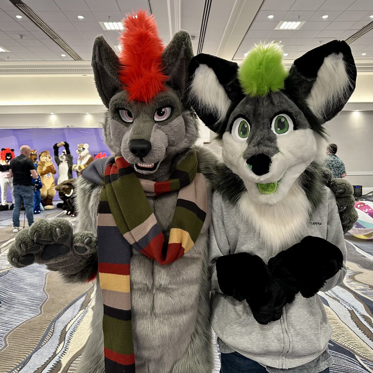 In case any of you are wondering…

@PupHero2 is officially a very good boy. 😉

#FursuitFriday