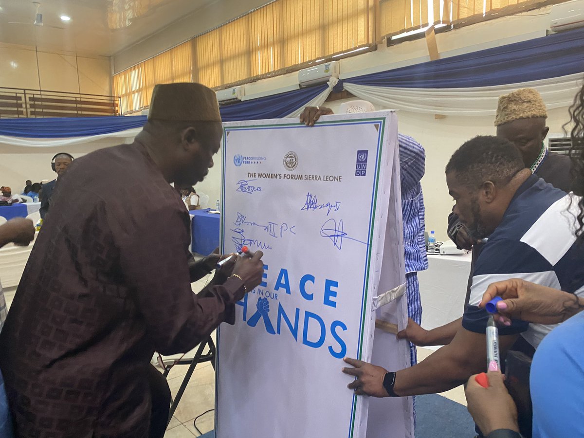 Undp In Sierra Leone On Twitter Rt Kadiatutaylor Women S Forum