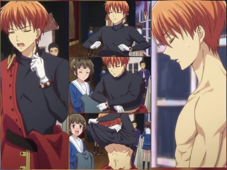 okay and this one. but like. furuba is one of the series that has barely ANY fanservice anjsksksk they’re reaching so much trying to claim it has fanservice pls im dyinggg laughing rn