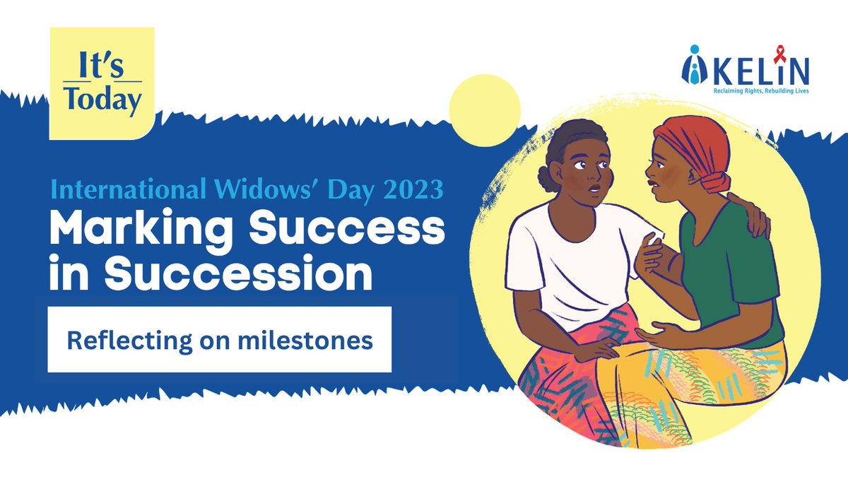 📢Today is a special day for <a href="/KELINKenya/">KELIN</a>.🎉

1. We are celebrating #InternationalWidowsDay2023, marking success in succession!

2. We are co-hosting a conversation in Geneva and online: Digital innovations, tech &amp; right to health. 
Register: 
#Justice2Health
#WLPRights