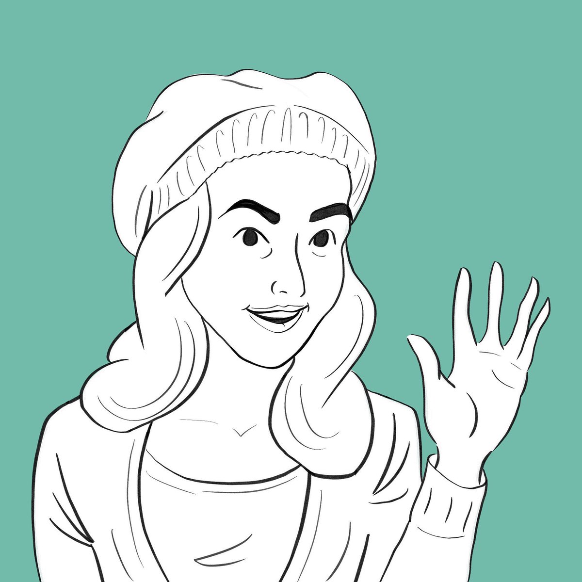 I made a cartoon me! Hello everybody!