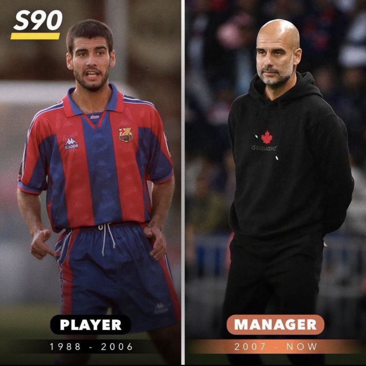 Former footballers currently top coaches. A thread 🧵 

1. Pep Guardiola