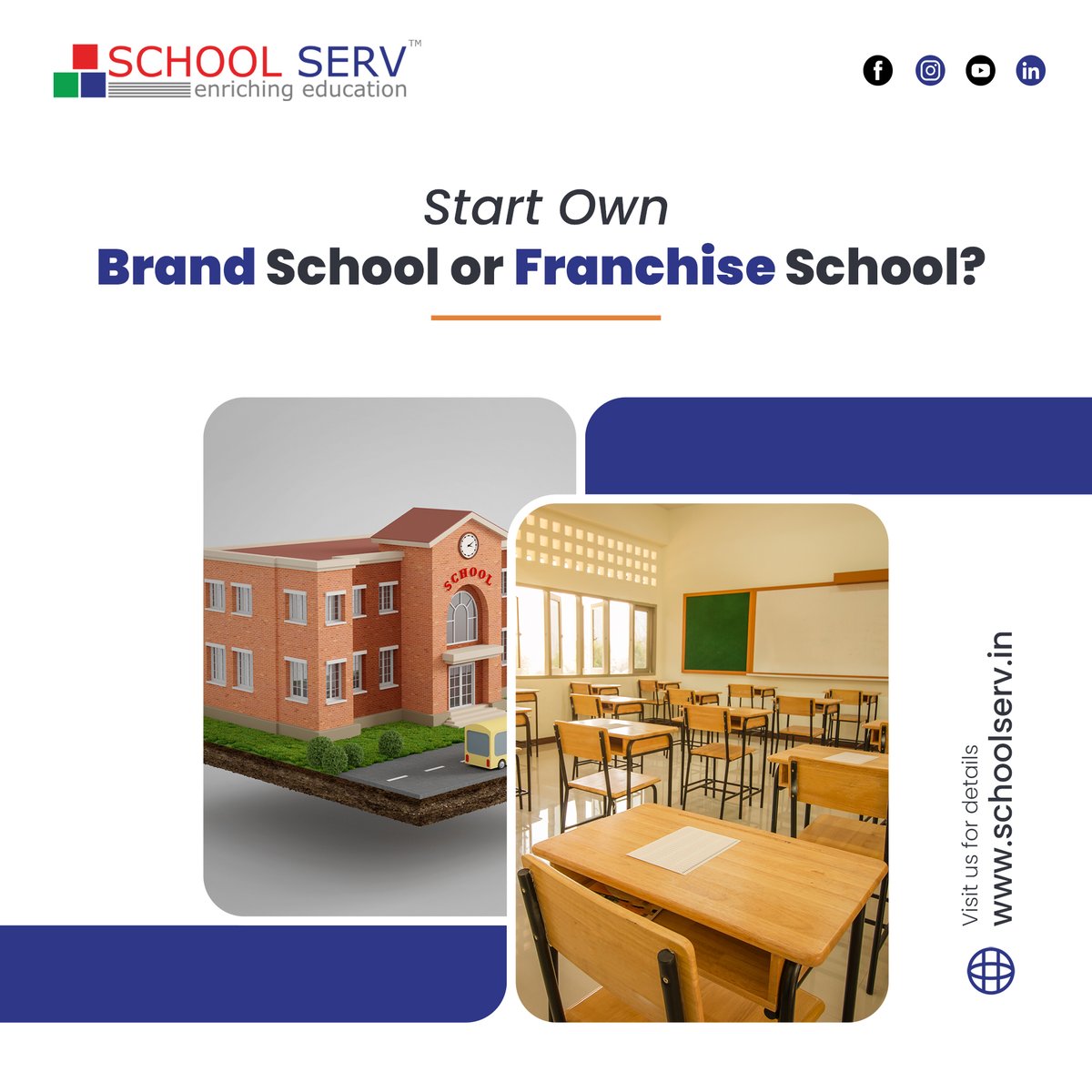 SchoolProp's tweet image. Start Own Brand School or Franchise School?

Introducing a new school brand opens many gateways for school promoters.....
To Read more : schoolserv.in/starting-schoo…

#education #schoolsetup #school #planning #newschool #startaschool #franchise #opportunity