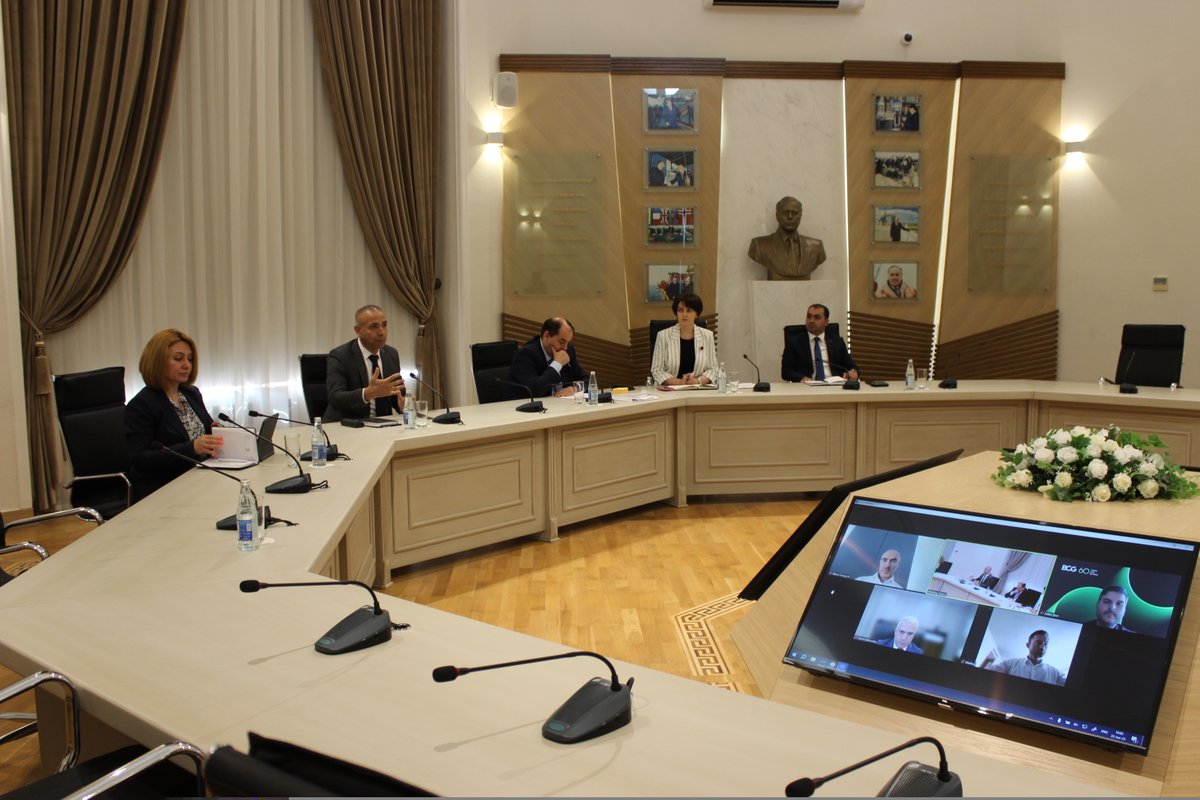energyorgaz's tweet photo. A meeting was held at the Ministry of Energy with a delegation led by Arturs Smilkstins, the Executive Director of Boston Consulting Group (BCG) in connection with the drafting the National Plan on Electromobility. https://t.co/4wBbCy0WDm