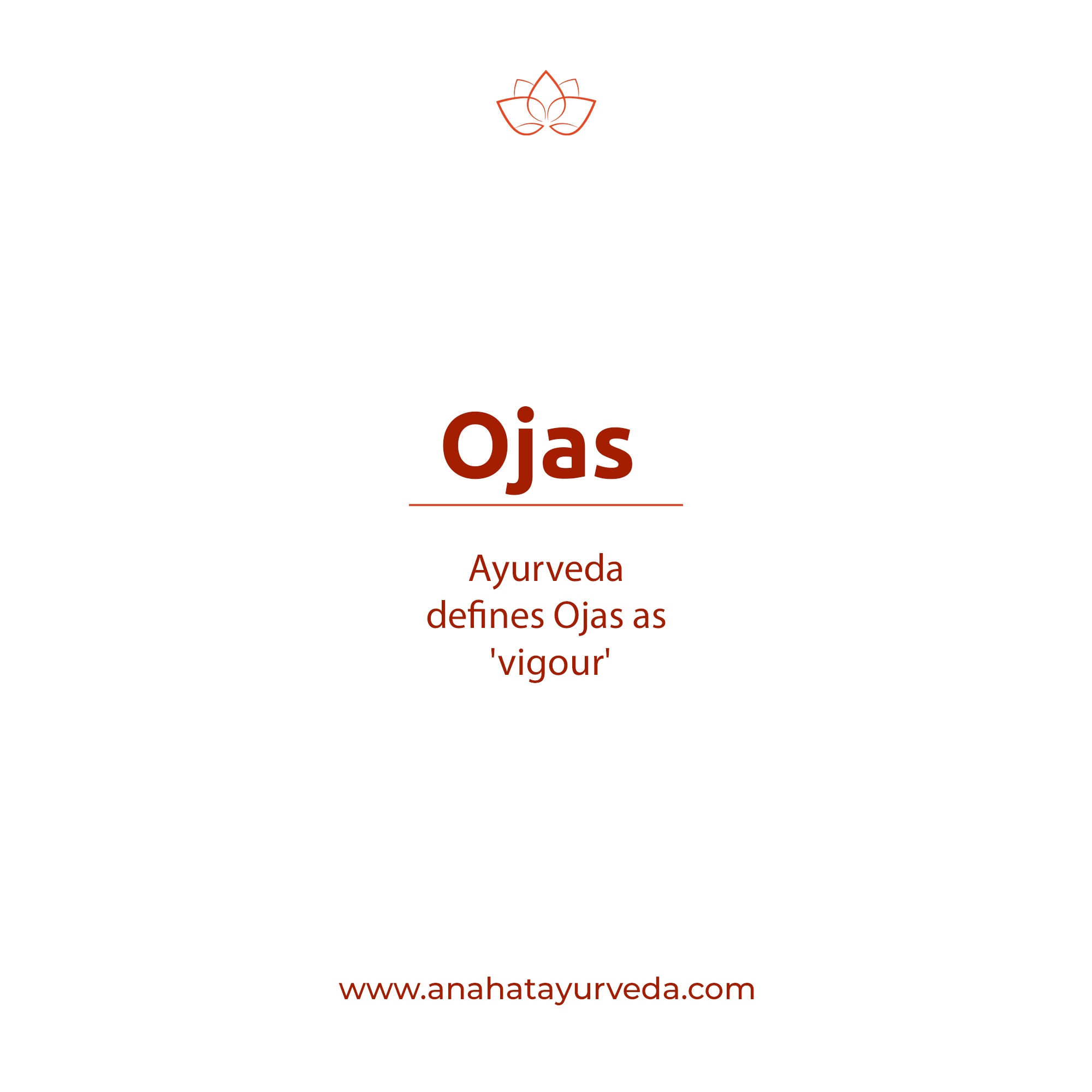 Anahata ayurveda on Twitter "Ojas is the vital essence in Ayurveda