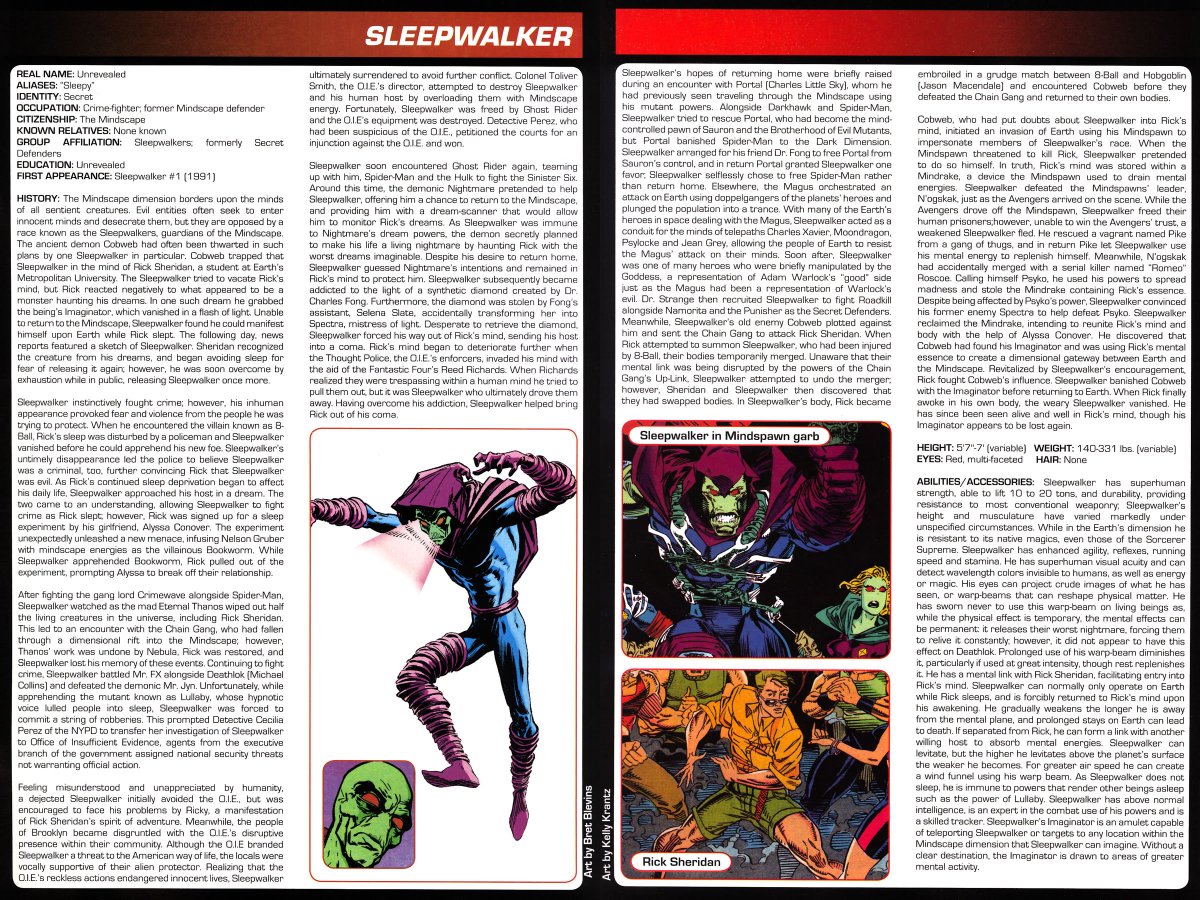 Here's the story of #Sleepwalker!  #90scomics #Marvel