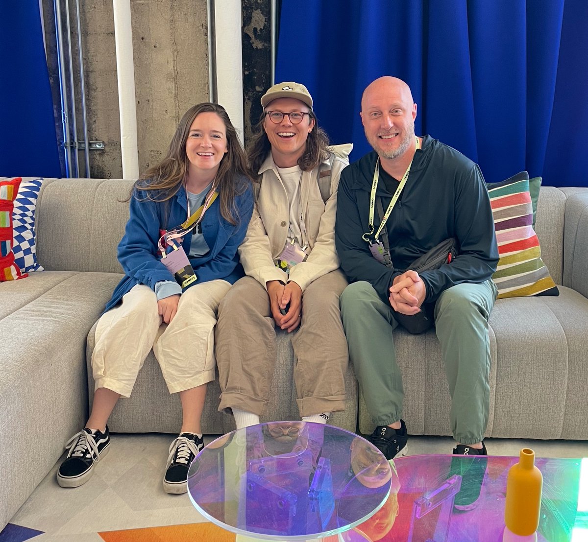 What's this? Well, it is just me chillin' with an amazing human and true gentleman, @zander_supafast, at the @figma home office in San Fran. We had a great day with host extraordinaire @lemmccann and the charming @lilibustosli (who I didn't get a pic with 🫤). Thanks, friends!