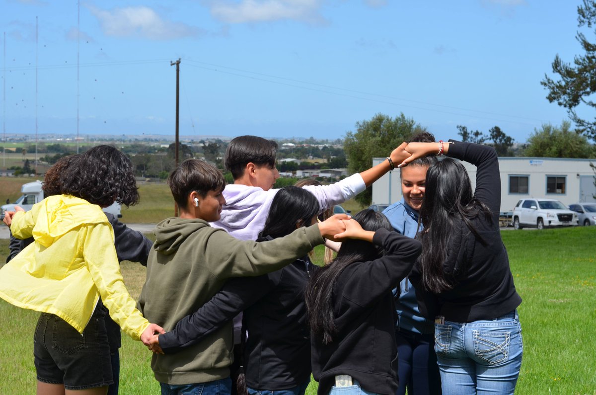 biojamcamp's tweet photo. First day bonding activities with #biojamcamp teens at Rancho Cielo! The teens along with Stanford students and Migrant Ed instructors toured milpa gardens and painted alebrijes. https://t.co/fIG2KROPx5