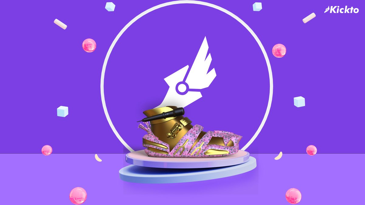 💜With Kickto's NFT sneakers, you'll feel like you're walking on clouds of success.

🚶‍♂️Each step will elevate you to new heights, rewarding you with $KICK tokens that will make your dreams soar.

✈️Get ready to take flight on the wings of fitness and financial triumph.