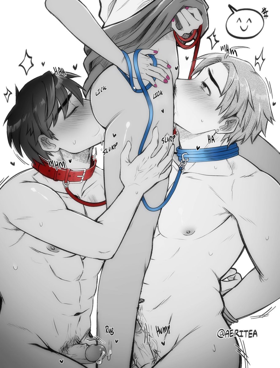 aeritea's tweet photo. naughty dogs need to be trained 👅 https://t.co/WcnEyaQQB7