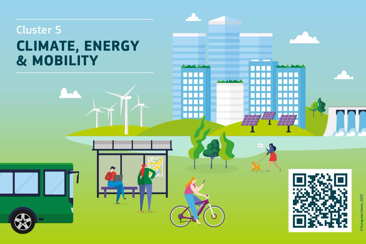 📢SAVE THE DATE ❗️

#HorizonEU Cluster 5⃣ Info Day 🍃#Climate⚡️ #Energy 🚘 #Mobility is taking place online on 17/10.

Discover all about:
📍Topics for 2024
❓How to draft a good proposal &amp; apply for funding
#CL5INFODAY #Transport

👉 …rch-innovation-community.ec.europa.eu/events/4MjD45Q…