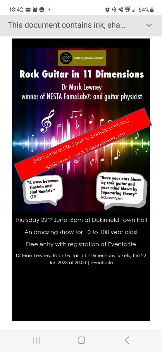 Brilliant night with Dr Mark Lewney. Enjoyed by all. Rock Guitar in 11 Dimensions
<a href="/DoctorLewney/">Mark Lewney</a>