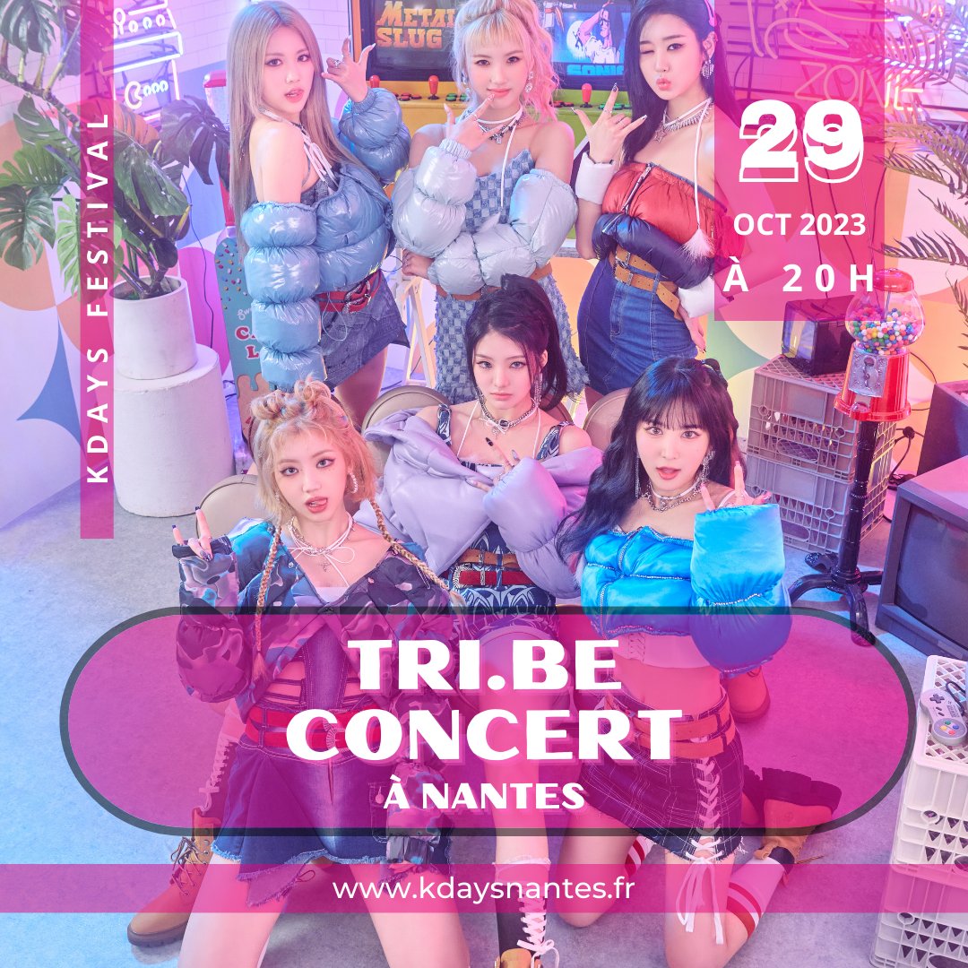 TRIBE_FR's tweet photo. THREAD INFORMATION CONCERT #TRI_BE EN FRANCE À NANTES 🇫🇷

Retrouvez sous ce tweet toutes les informations que nous possédons pour leur apparition au festival de @KdaysNantes 🙌🏼 https://t.co/CK70Y0iE8Q