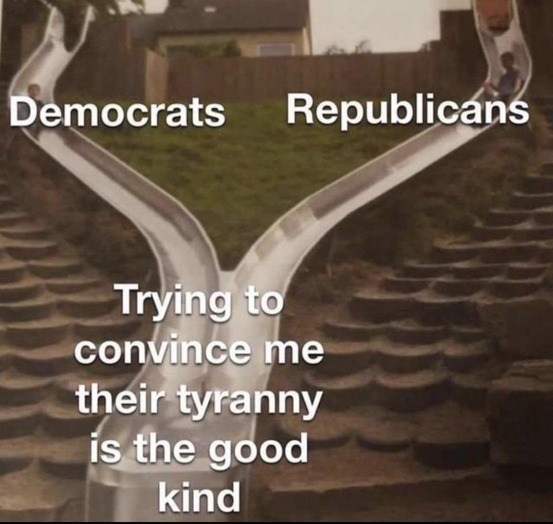 WallStreetMav's tweet photo. Both parties are terrible 🤨 https://t.co/YJy1AiK8g7
