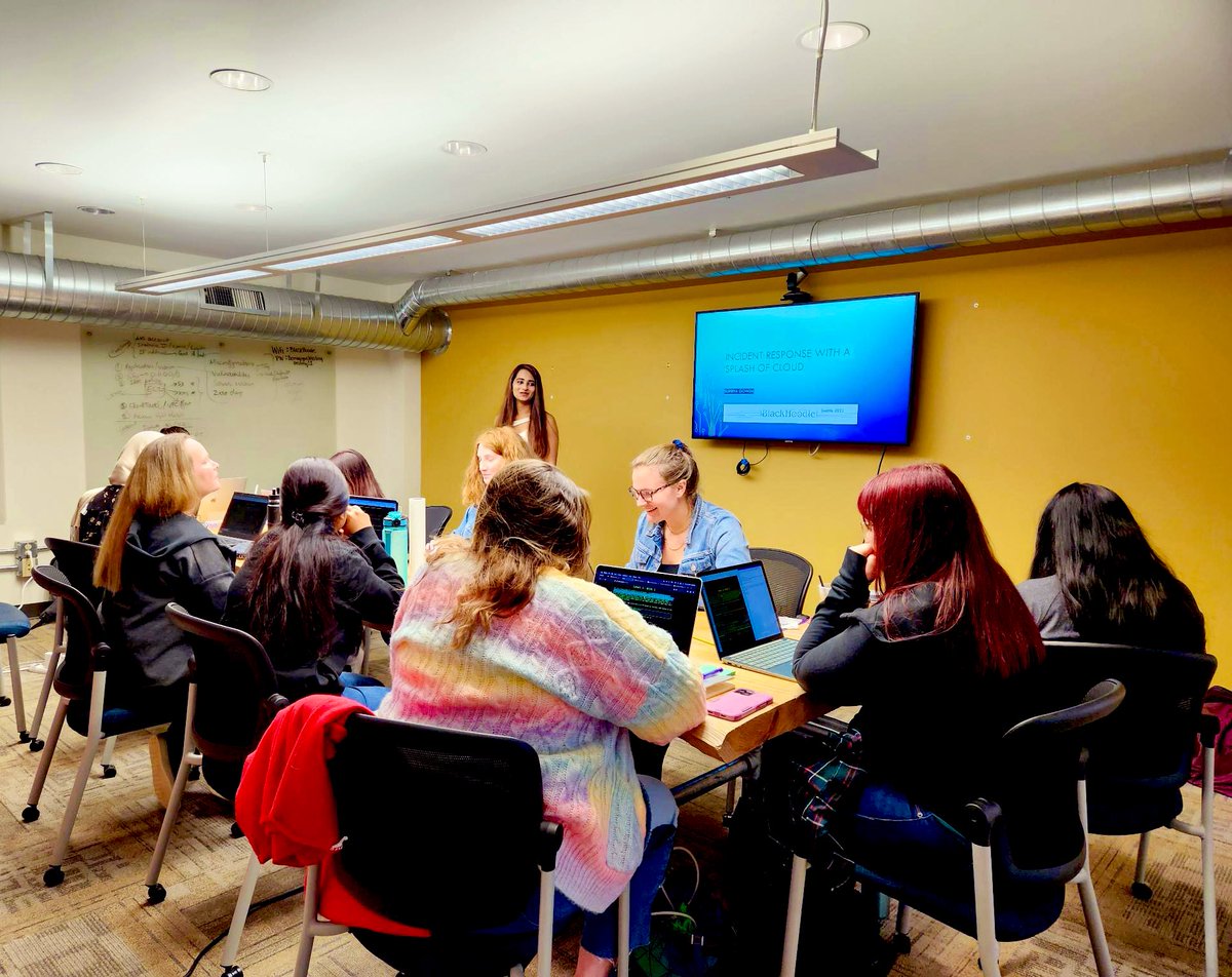 supg0x80's tweet image. Incident response workshop at @Blackhoodie_RE Seattle today! It was great to teach this class of amazing students so keen to learn! 🤍
