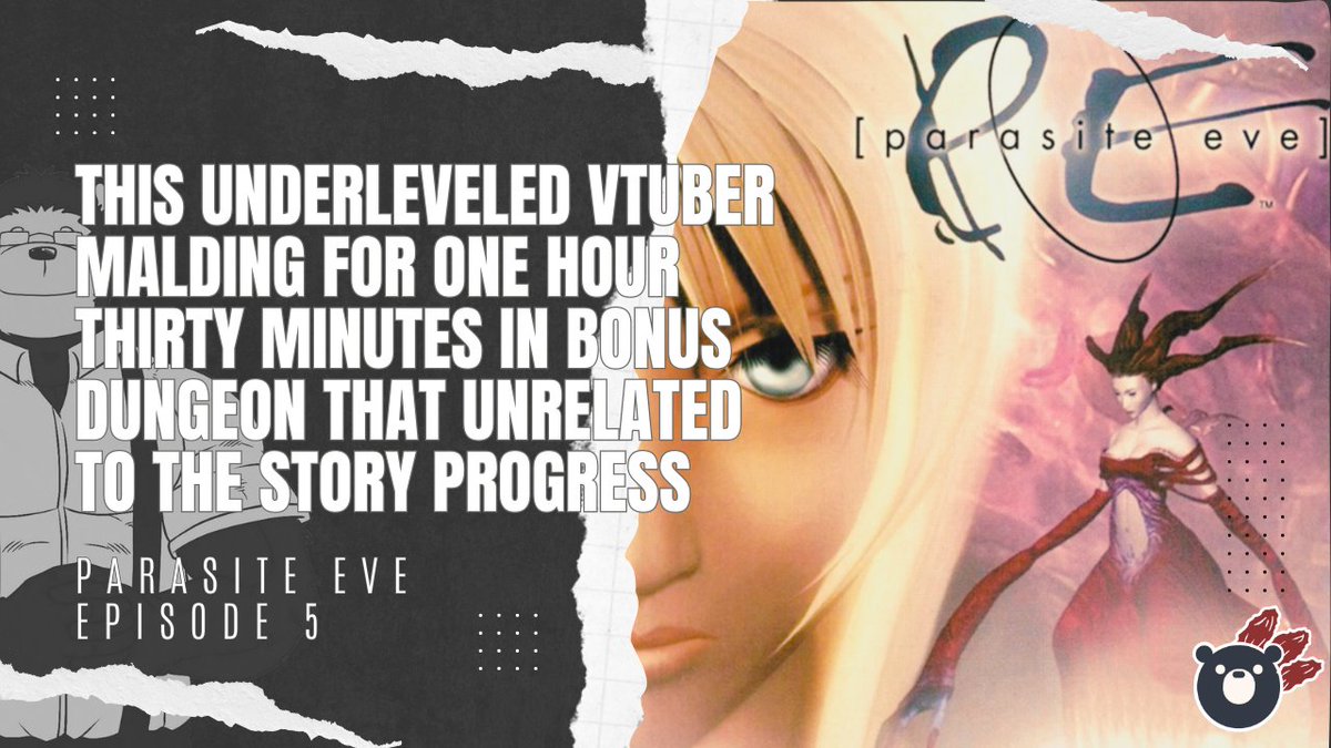 *sniff* I'M SORRY FOR MY BLUNDER AND RANT IN THE LAST #ParasiteEve STREAM!!
We'll continue the story today at 22:30WIB / 14:30CET / 08:30 ET
#Vtubers #VtubersEN #PlayStation #SquareEnix

Parasite Eve [Ep 5] - Read The Thumbnail - Kuma Kurma youtube.com/live/wD_JtFQUt… via @YouTube