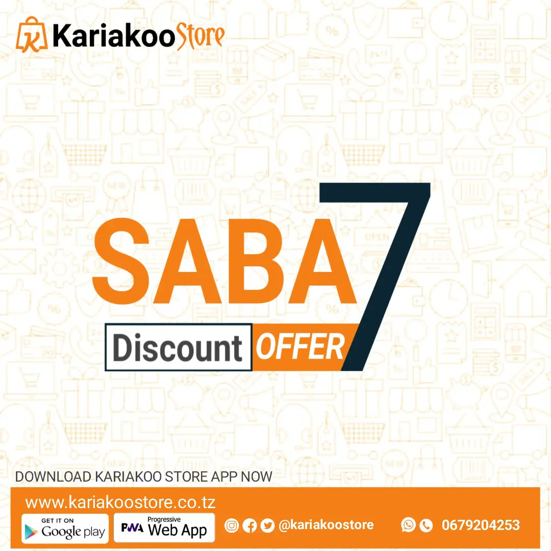 kariakoostore's tweet photo. WASILIANA NASI
WhatsApp:  0679 204 253
Simu: 0679 204 253 
Email: sales@kariakoostore.co.tz
Website: https://t.co/SYYWjWh5Nw https://t.co/zam0zJsSgD