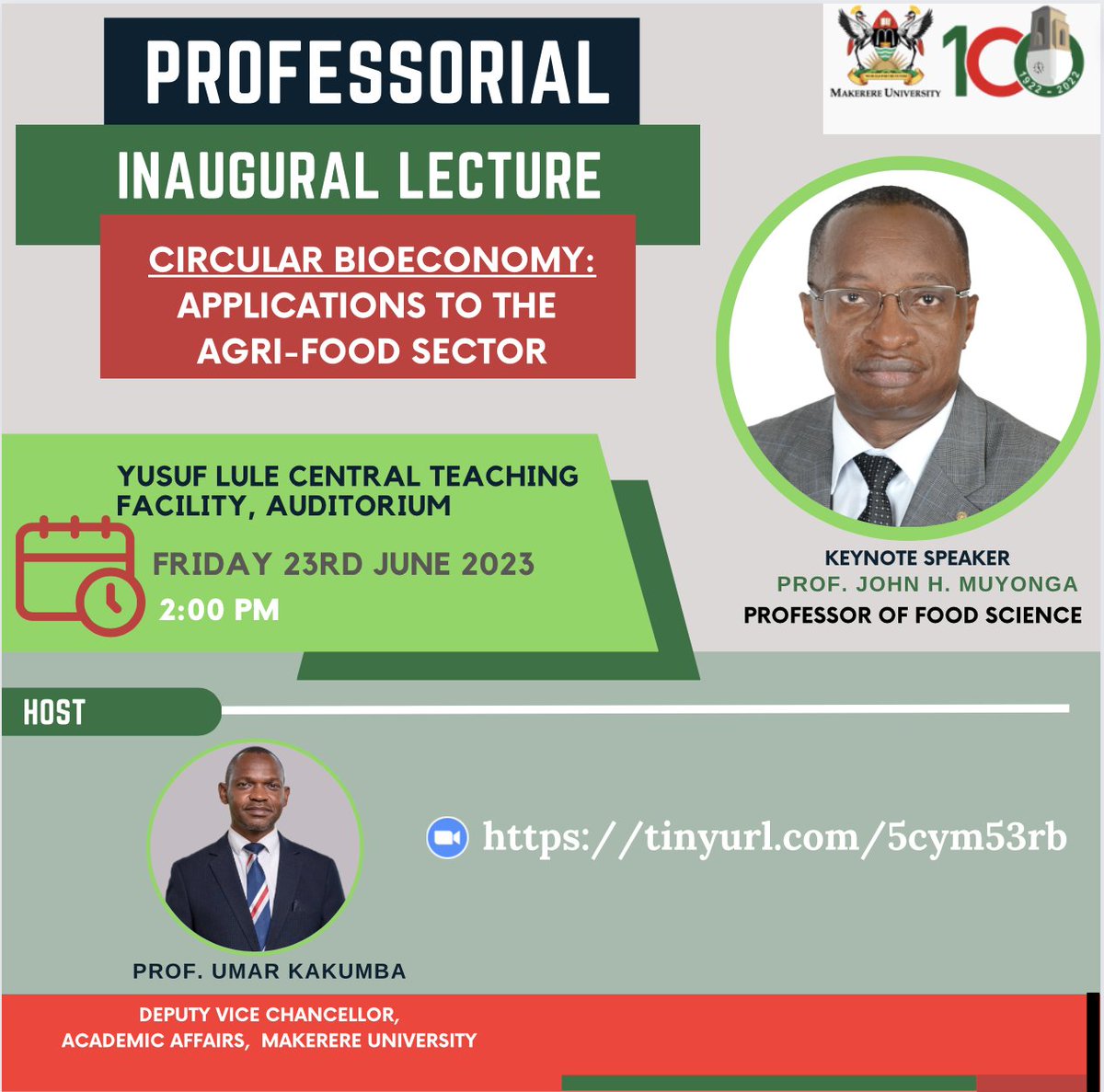 aaron_oguttu's tweet photo. It's on today at 2.00pm, Yusuf Lule Central Teaching Facility Auditorium. Let's get together and listen to Bioeconomics application in the Agri-food sector.
Join the #MakAdvanceSystem to keep receiving such updates around @Makerere. Visit https://t.co/b1TZpdkD2m to register https://t.co/jPKcds79P9