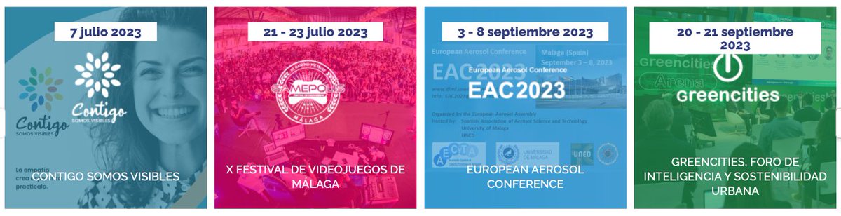 Buenos días. Ya puedes consultar en @fycma el calendario de los próximos eventos previstos en las instalaciones del Palacio de Ferias y Congresos de Málaga

Consúltalos aquí bit.ly/3eHMqBq 

#MarcaMálaga