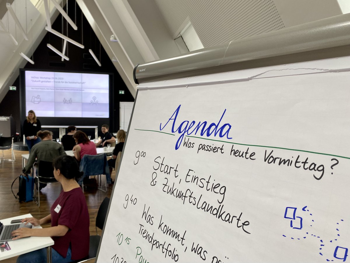 Der 2. Tag des @vediso-Netzwerkevents beginnt! Gemeinsam mit Future Impacts malen wir eine #Zukunftslandkarte für die #Sozialwirtschaft. 

Vielen Dank auch an T-Systems International, die unser Netzwerkevent als Sponsor unterstützt.
#SozialwirtschaftKannMehr #Digitalisierung