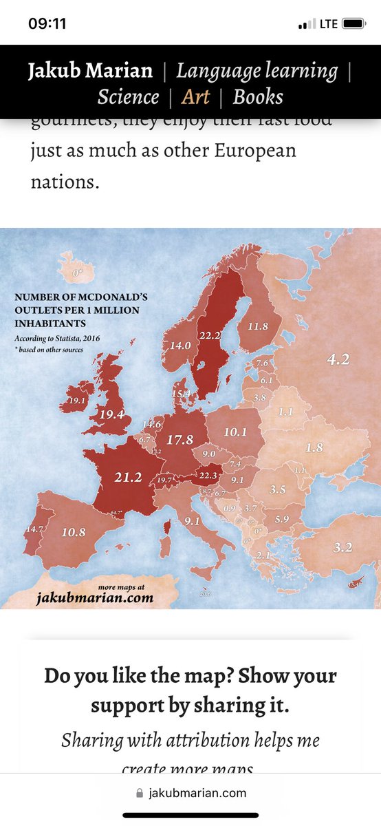 Gunther Fehlinger on Twitter "McDonalds is everywhere in Europe but