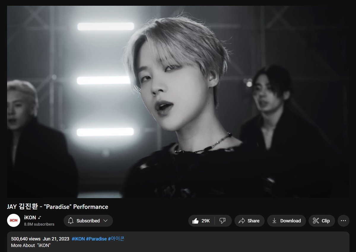 half a million views!! 💙

youtu.be/k3b3wekm7pY

#진환솔로데뷔_축하해 
#JAYSoloParadiseIsHere

@iKON_gnani_____ @GNANI_OFFICIAL @iKONIC_143
#iKON #JAY #JINHWAN #아이콘 #김진환 #진환 #ジナン