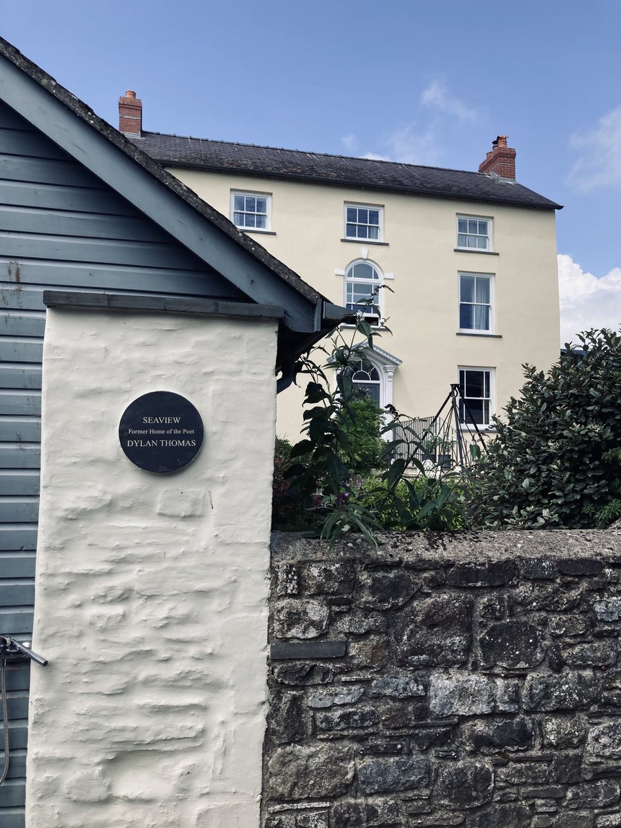 Dylan Thomas’s home in Laugharne.