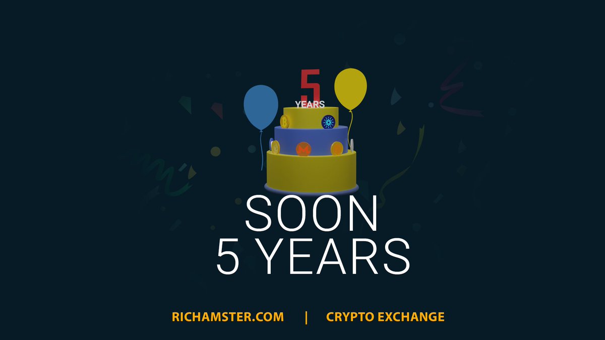 Скоро 5 років
news.richamster.com/ua/
<a href="/Richamster_com/">Richamster</a> #kub #btc #action