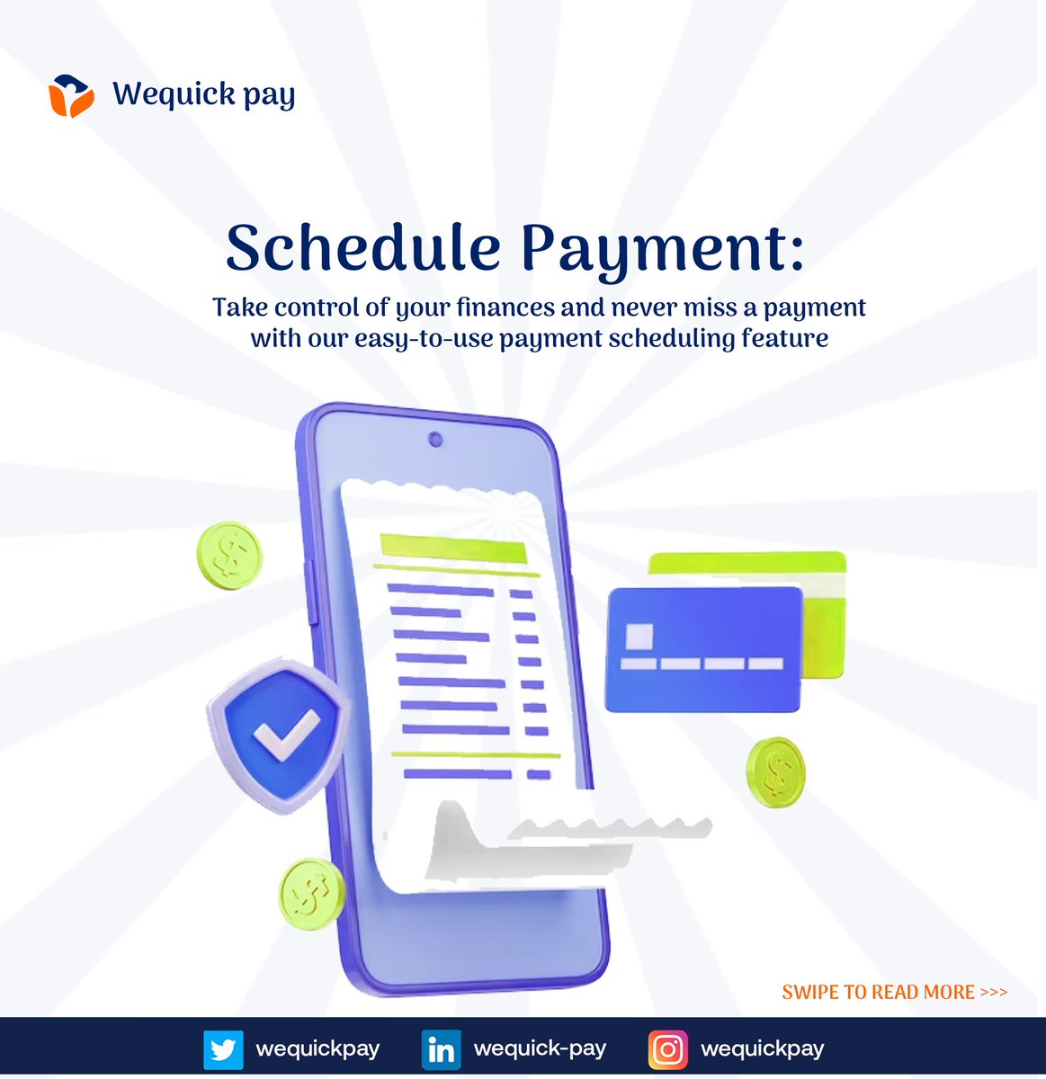 wequickpay's tweet photo. Want to simplify your life and experience the future of banking? Why wait then?
Download #WeQuickPay today from #playstore and welcome the convenience and freedom of cashless transactions.
#WeQuickPay OUT NOW Mason Greenwood Mbappe to Real Madrid Fireboy Seyi Tinubu Drake https://t.co/erhtgwZSvA